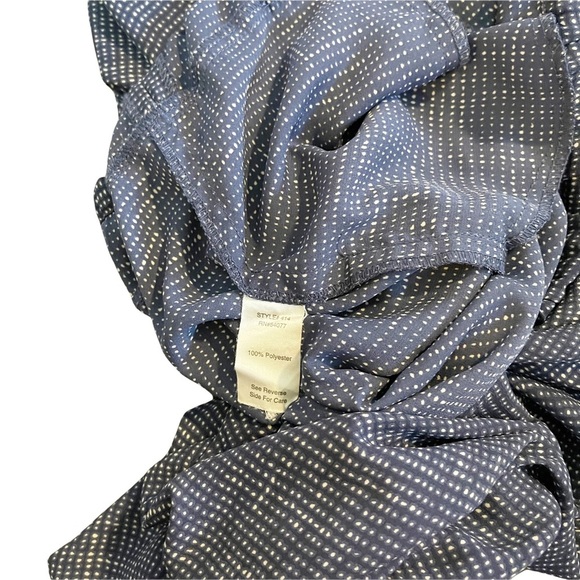 Cabi Tank Pant Set Sz 8 Empire Waist Peplum Button Straps Tie Waist Pant Sheer - Picture 13 of 14